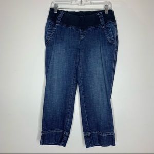 Old Navy Maternity denim capris S